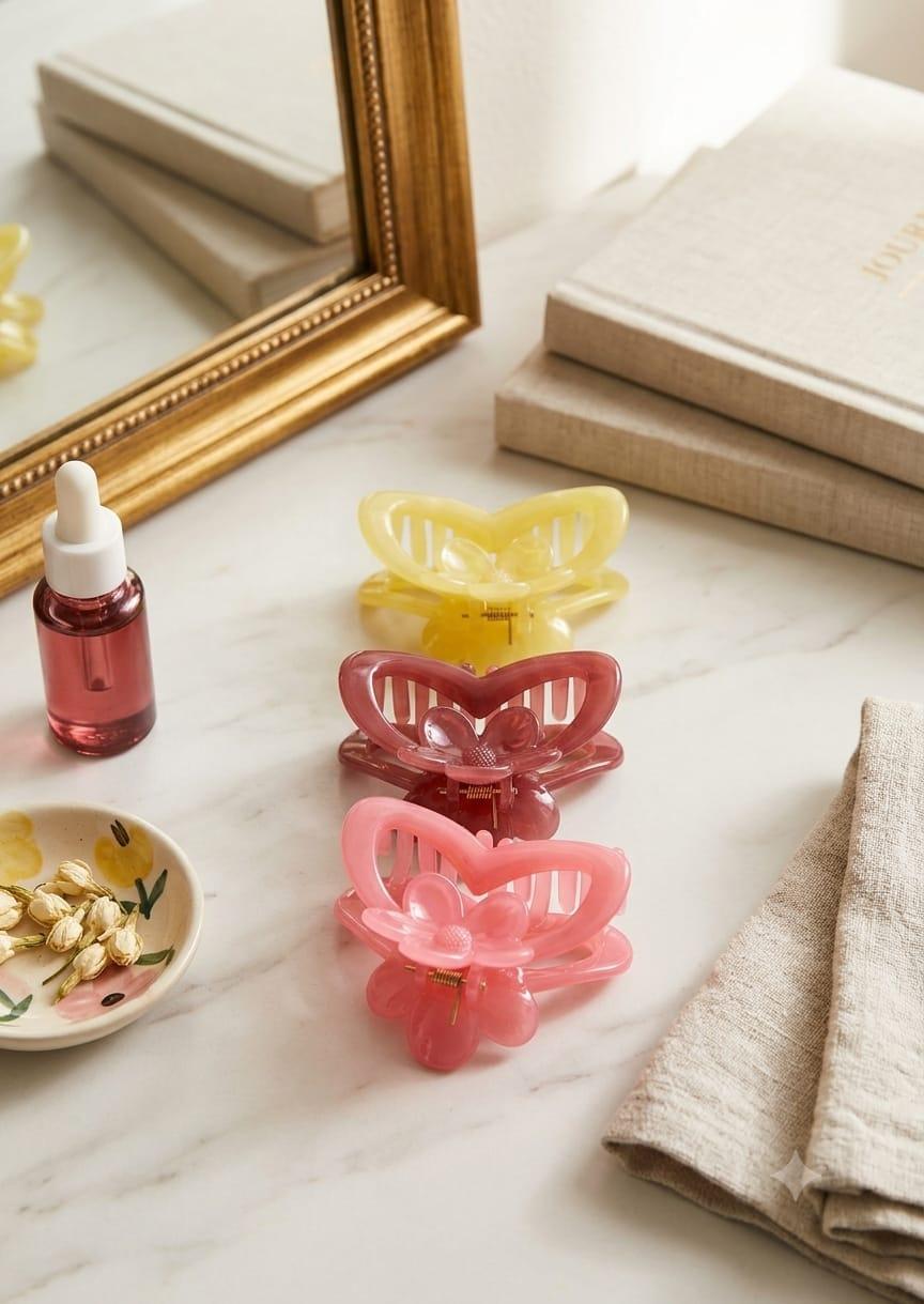 Butterfly Petal Claw Clip Collection by KKUMANISHKA