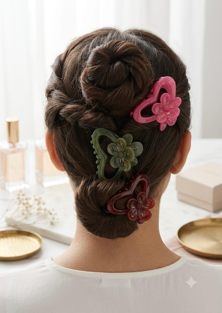 Botanical Bloom Claw Clip Collection by KKUMANISHKA