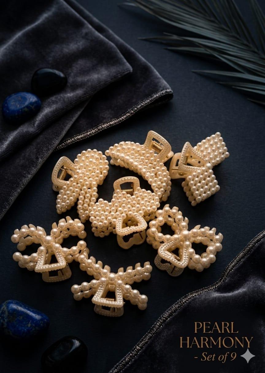 Pearl Harmony Claw Clip Collection by KKUMANISHKA
