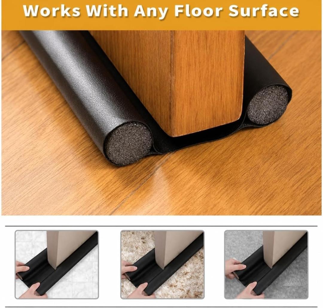 QuietGuard Door Seal Strip Set by KKUMANISHKA