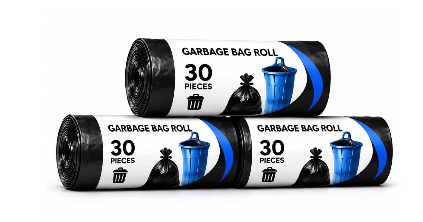 CleanNest Garbage Bag Roll 3 Set by KKUMANISHKA