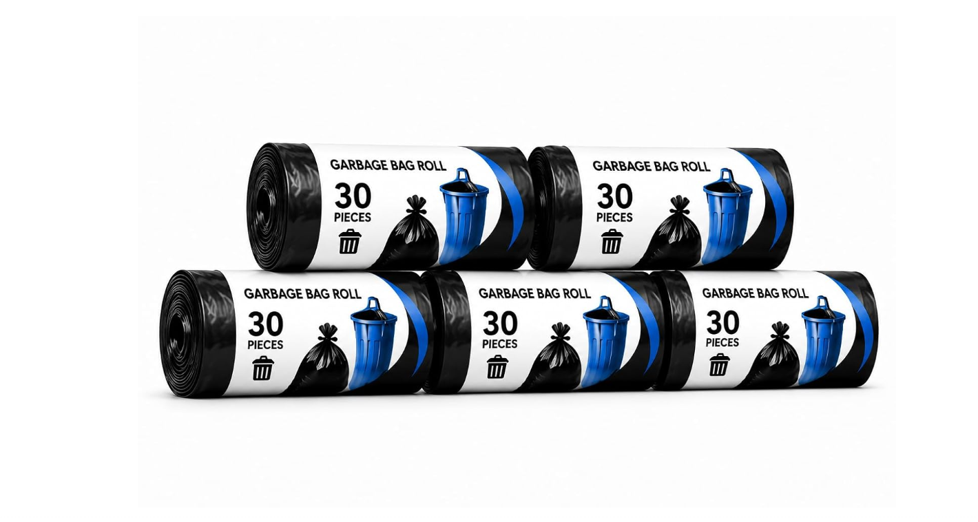 CleanNest Garbage Bag Roll 5 Set by KKUMANISHKA