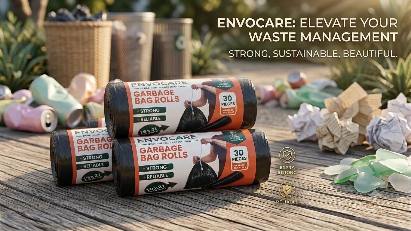 CleanNest Eco Garbage Bag Roll Set by KKUMANISHKA